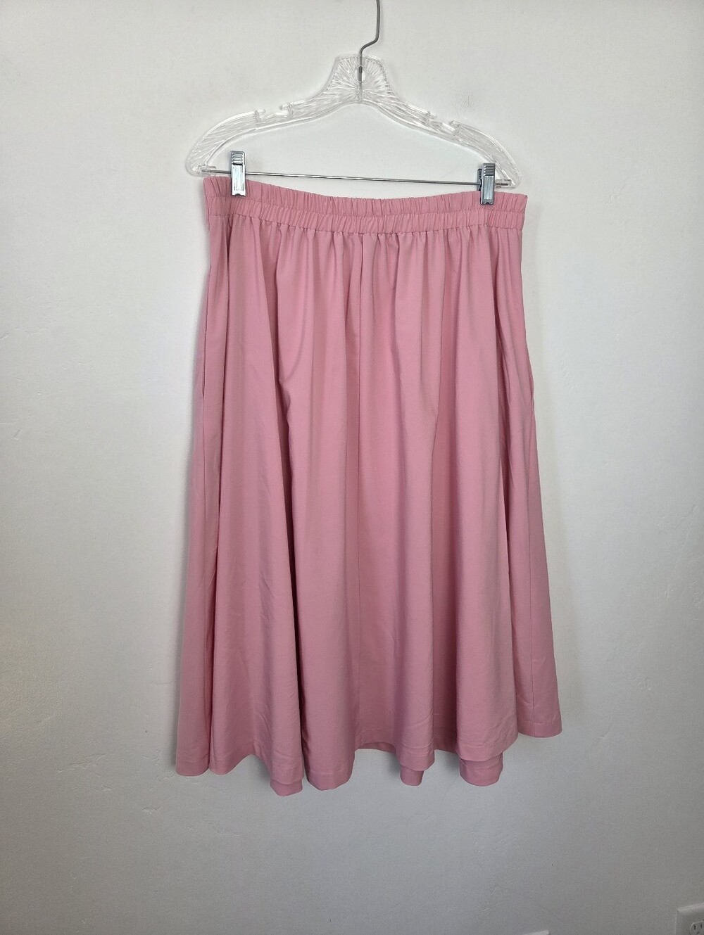 Belle Poque Pink A-Line High Waist Skirt Retro Modcloth Pin Up Rockabilly 50s XL - Picture 4 of 7